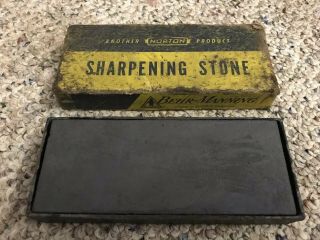 Vintage Norton Behr - Manning Sharpening Stone