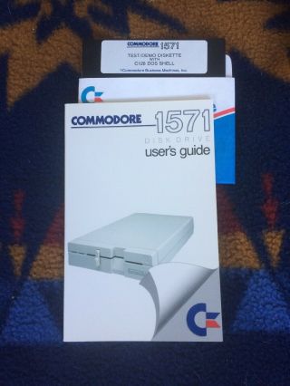 Vintage Commodore 1571 Disk Drive Floppy User 