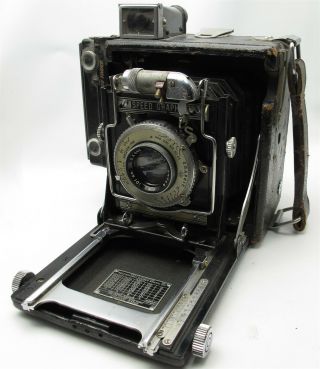 Vtg Speed Graphic 2 1/4 X 3 1/4 Large Format Field Camera (w/ Issues)