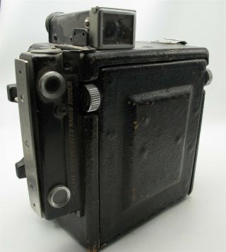 Vtg Speed Graphic 2 1/4 x 3 1/4 Large format field Camera (W/ issues) 5