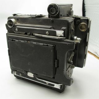 Vtg Speed Graphic 2 1/4 x 3 1/4 Large format field Camera (W/ issues) 6
