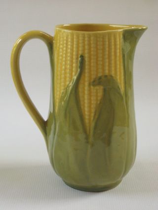 Great Vintage Shawnee U.  S.  A.  Pottery - Tall Corn King Pitcher 71