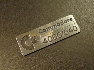 Commodore Amiga 4000 040 Label / Logo / Sticker / Badge 42 x 15 mm [271c] 2