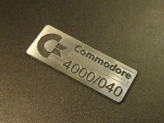 Commodore Amiga 4000 040 Label / Logo / Sticker / Badge 42 x 15 mm [271c] 3
