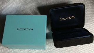 Vintage? Empty Tiffany & Co.  Aqua Blue Gift Box & Jewelry Case