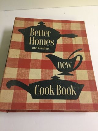 Vintage 1953 6th Printing Better Homes And Gardens Cookbook