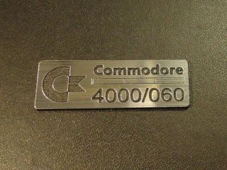 Commodore Amiga 4000 060 Label / Logo / Sticker / Badge 42 x 15 mm [271d] 2