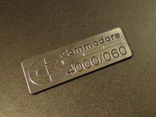 Commodore Amiga 4000 060 Label / Logo / Sticker / Badge 42 x 15 mm [271d] 3