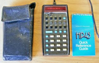 Vintage Hewlett Packard Hp 35 Led Handheld Calculator