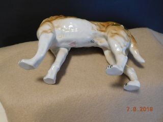 Vintage Bullmastiff Royal Dux Porcelain Dog Figurine Made in Czech Republic 5
