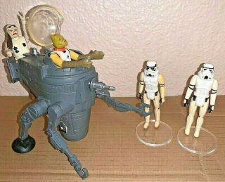 Vintage Kenner 1980’s Star Wars Mini Rig Cap - 2 With 4 Action Figures