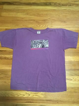 Vintage Live Phish T Shirt Comfort Colors Xl Purple 03 Front And Back Print
