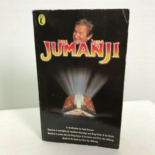 Vintage Jumanji Paperback Book Novel By Penguin Books 1995