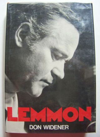 1975 Jack Lemmon Signed 1st Ed.  Lemmon: A Biography Photo Illustrated & W/dj