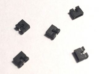 5 - Pack Mini Scsi Id Jumpers For Quantum Ibm 50 - Pin Scsi Hard Drive 2.  0mm Micro