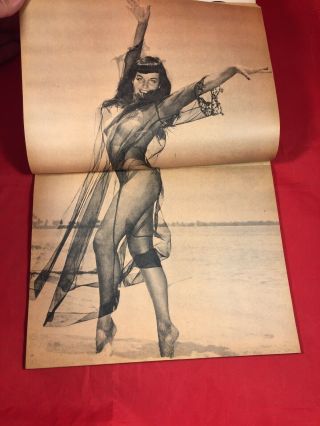 Vtg Rogue Aug 1956 Bill Wenzel Ward Bettie Page Bunny Yeager Girlie Risqué Pinup 4