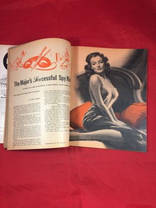 Vtg Rogue Aug 1956 Bill Wenzel Ward Bettie Page Bunny Yeager Girlie Risqué Pinup 7