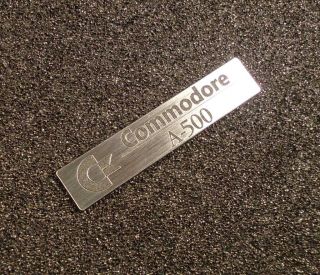Commodore Amiga 500 Label / Logo / Sticker / Badge 68 X 14 Mm [246