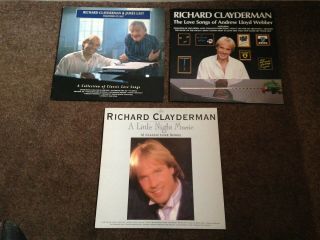 Richard Clayderman 3 X Vintage Vinyl Lp 