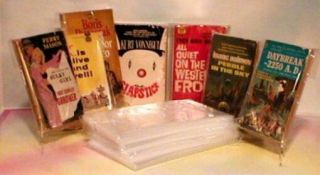 Poly Bags 2 Mil Storage Sleeves For Paperback Books,  Brochurers,  5 " X9 " (100 Ct)