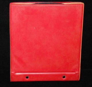 Vintage 1960 ' s Tune Tote Record Carrier by Ponytail 45 Case Holder Red Look 2