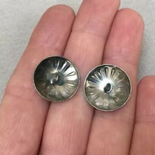 Vintage Sterling Silver Southwestern Concho Buttons 3/4 “ 3