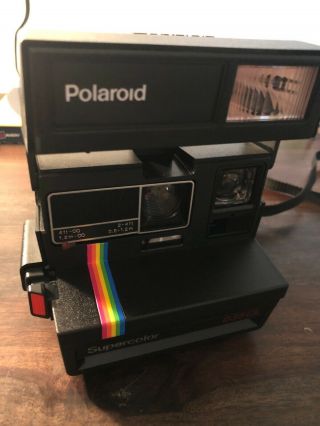 Exc,  Polaroid Color Model 635cl Instant Film Camera 100 Functional