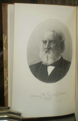 COMPLETE POETICAL OF HENRY WADSWORTH LONGFELLOW,  1900,  LEATHER 4