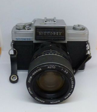 Vintage Nikon Nikkorex Zoom 35 Camera 1960 