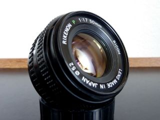 Ricoh Rikenon P 50mm F/1.  7 Pancake Lens - Pentax K Mount
