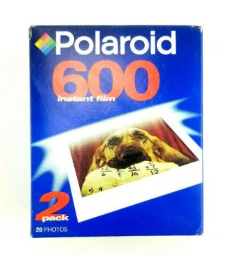Vintage Polaroid 600 Camera Film 2 Pack 20 Photos Exp 11/98 Bt