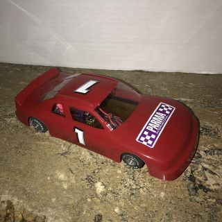1x 1/24 Vintage Fcr Parma Slot Inline Car 4.  25” Red/white 1 Great