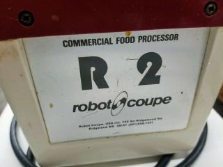 Vtg R2 Robot Coupe Commercial Food Processor Not
