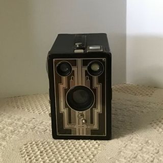 Kodak Box Camera Six - 16 Art Deco Face Plate C.  1940’s Very For Display Only