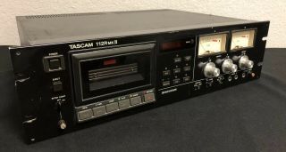 Power Cable Cut Tascam 112r Mkii Professional Cassette Tape Recorder Player