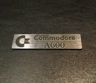 Commodore Amiga 600 Label / Logo / Sticker / Badge 49 x 13 mm [261] 2