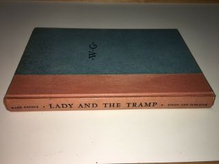 Lady And The Tramp - First Printing - First Edition - Ward Greene Disney 1953