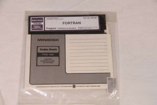 TRS - 80 Model I Fortran I/O Source Program Disk - Old Stock 26 - 2201 5