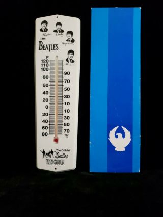 Vintage Beatles Thermometer W/original Box
