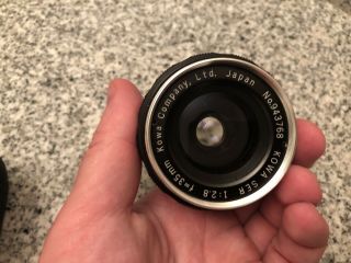 Kowa SER 35mm Camera Lens Vintage Kowa Company Ltd 5