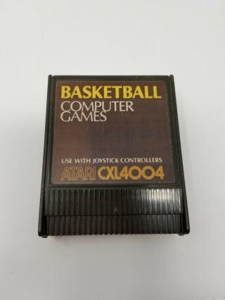 Basketball Game Cartridge For Atari 400/800/xl/xe &