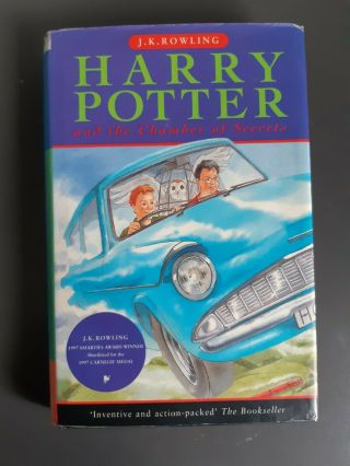 Harry Potter And The Chamber Of Secrets 1st Edition 1st Print