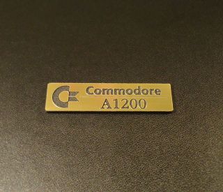 Commodore Amiga 1200 Label / Logo / Sticker / Badge 49x13 mm [263b] 2