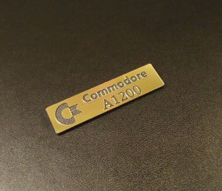 Commodore Amiga 1200 Label / Logo / Sticker / Badge 49x13 mm [263b] 3