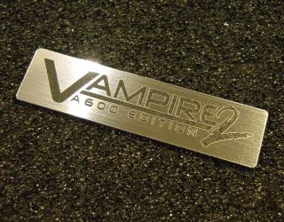 Commodore Amiga 600 VAMPIRE 2 Label / Logo / Sticker / Badge 49 x 13 mm [410c] 3
