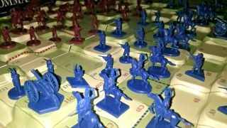 Field Command Vintage 3d Board Game Miniature Civil War 1991