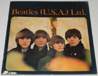 The Beatles Usa Ltd 1965 Vintage Photo Program Lennon Mccartney