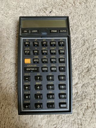 Hp 41c Calculator & Case - With Extra Battery Pack