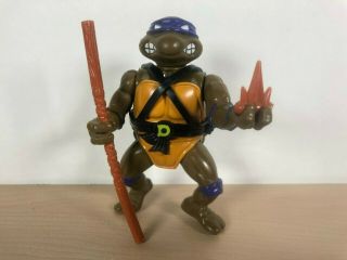 Playmates Toys 1988 Teenage Mutant Ninja Turtles Donatello Action Figure Vintage