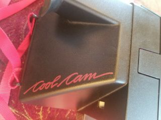 Polaroid Cool Cam 600 Red & Black Vintage Instant Film Camera With Carrying Case 5